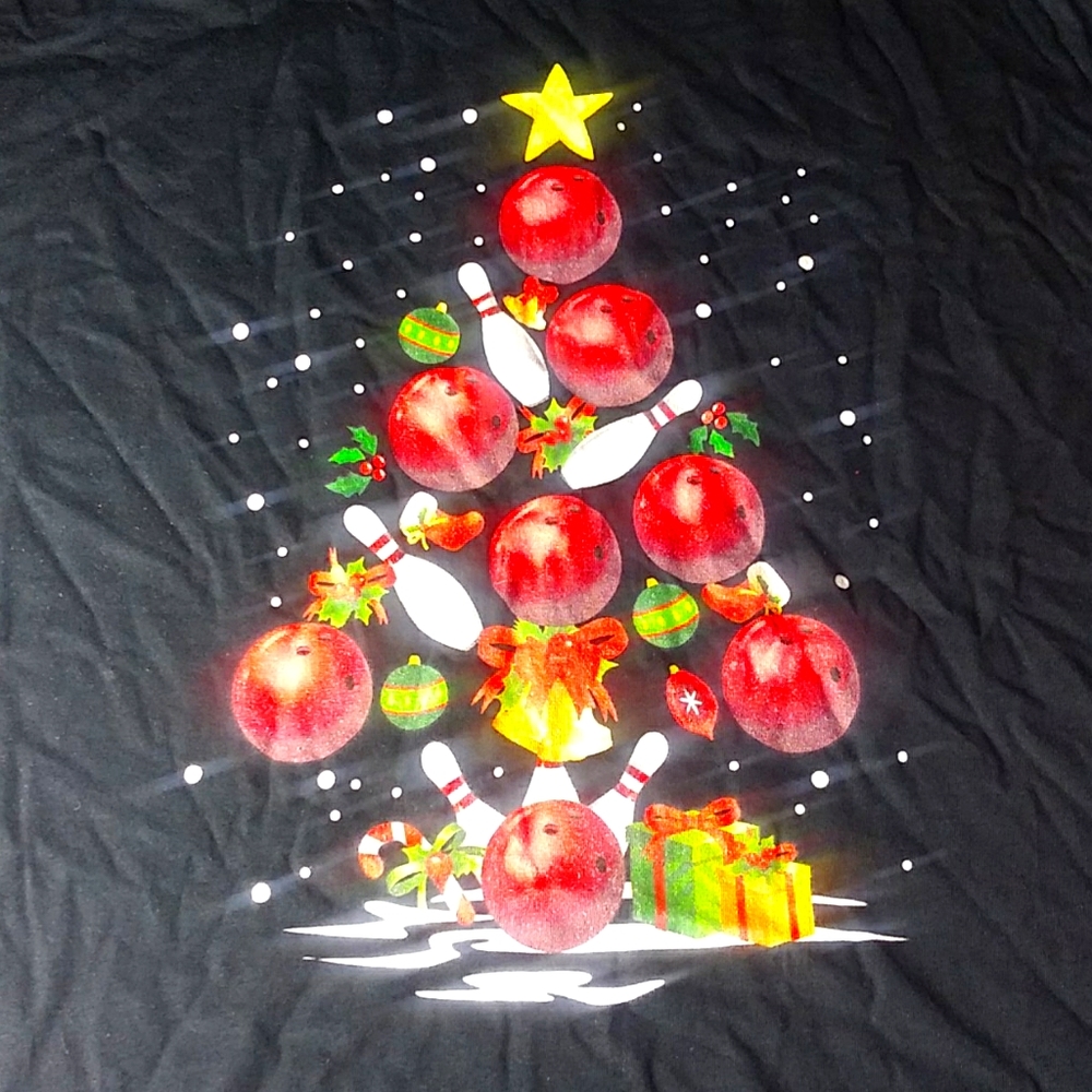 Christmas Tree Bowling Tee